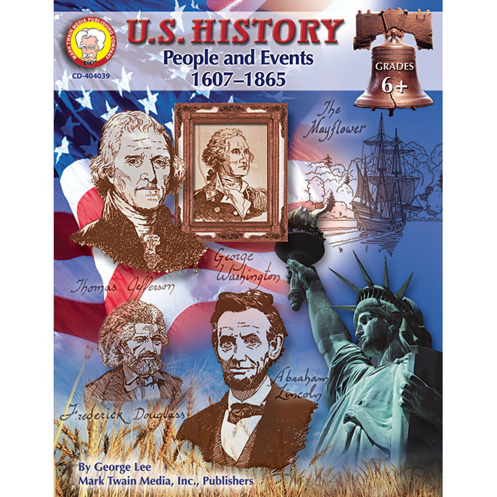 Carson Dellosa U.S. History: People and Events 1607-1865 Resource Book, Gr 6+ (discontinued)
