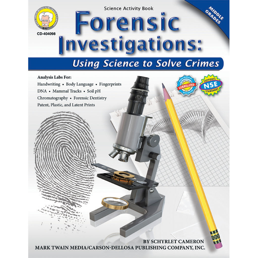 Carson Dellosa Forensic Investigations Resource Book
