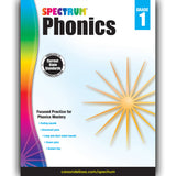 Carson Dellosa Spectrum Phonics Workbook, Grade 1