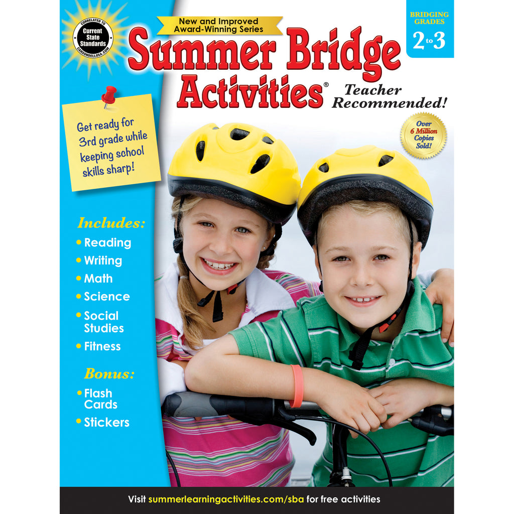 Carson Dellosa Summer Bridge Activities® Workbook, Grades 2-3