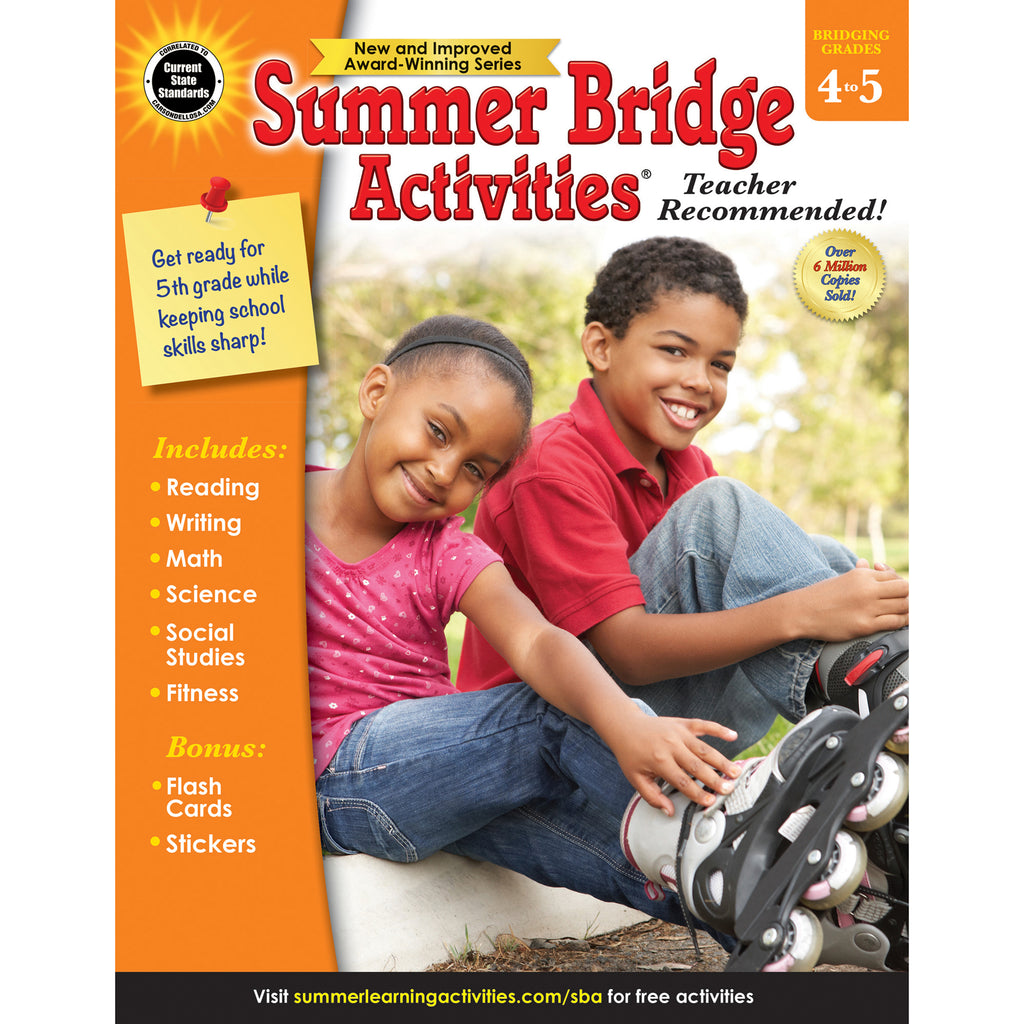 Carson Dellosa Summer Bridge Activities® Workbook, Grades 4-5