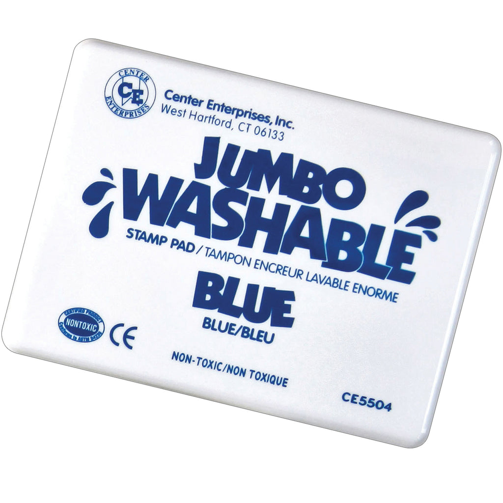 Center Enterprises Jumbo Washable Stamp Pad - Blue | CE-5504 – SupplyMe