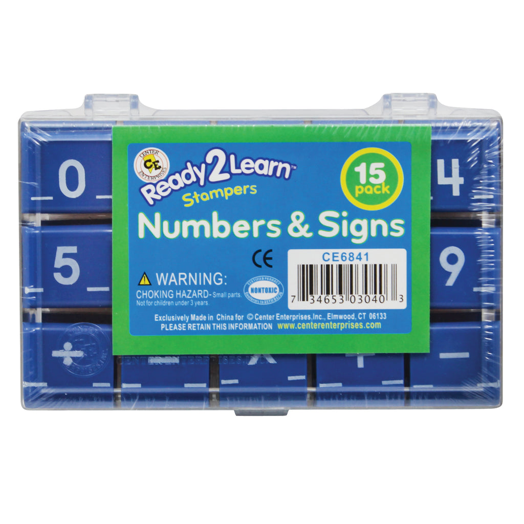 Center Enterprises Ready2Learn™ 1" Numbers & Signs
