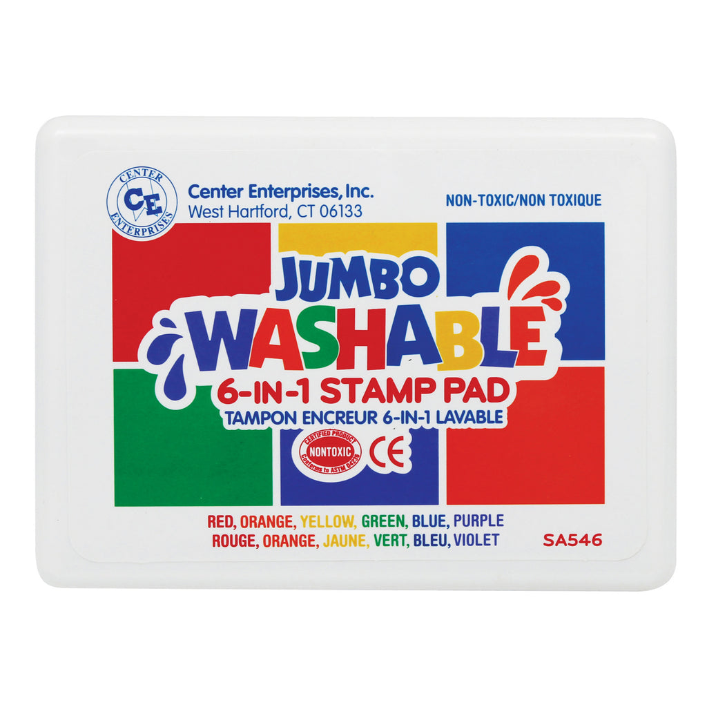 Center Enterprises Washable 6-In-1 Stamp Pad