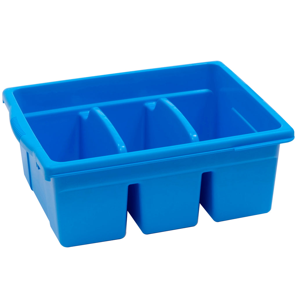 Copernicus Educational Products Leveled Reading Blue Large Divided Book Tub