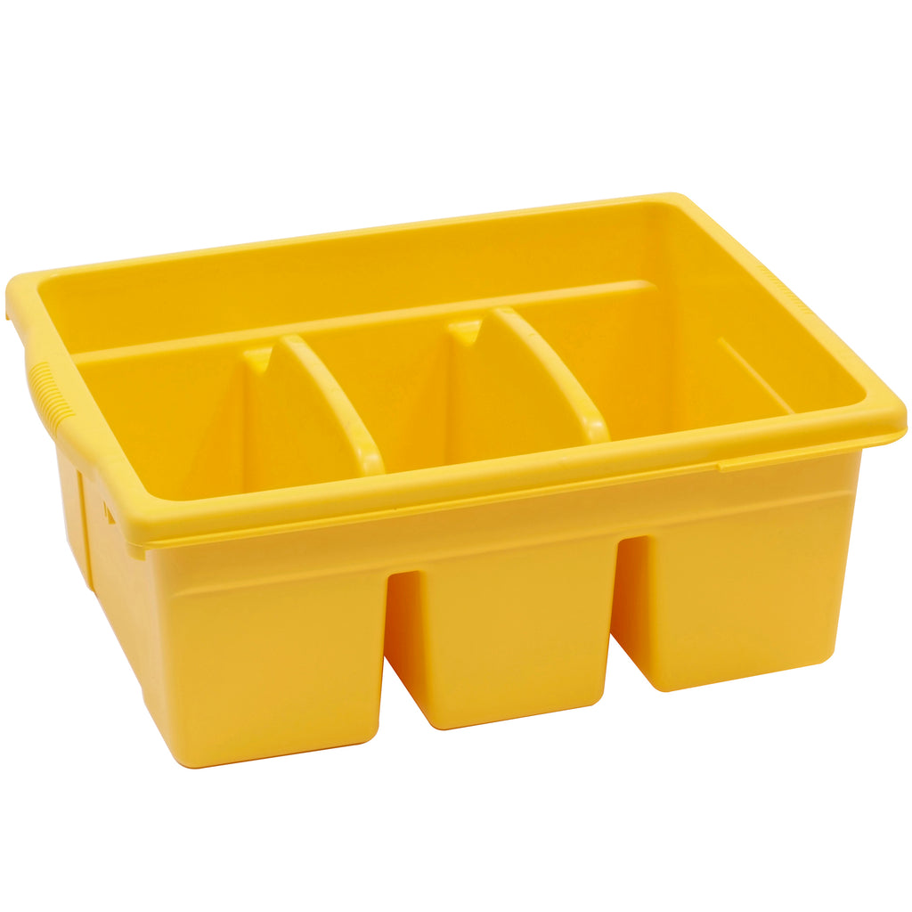 Copernicus Educational Products Leveled Reading Yellow Large Divided Book Tub