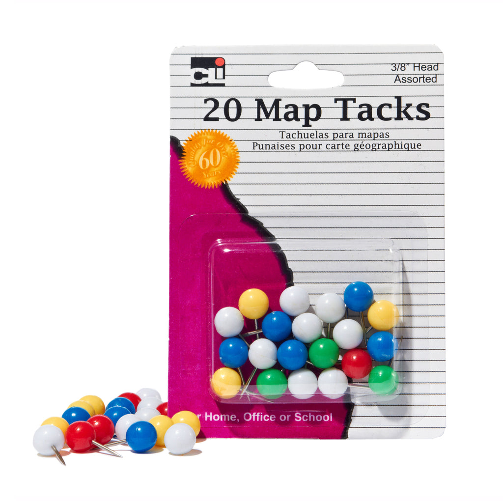 Map Cack Charles Leonard Map Tacks 3/8