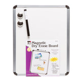 Charles Leonard Magnetic Dry Erase Board, 11" x 14"