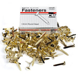 Charles Leonard Brass Fasteners 3/4", 100 Per Box