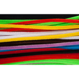 Charles Leonard Jumbo Chenille Stems Class Pack - 12" Assorted Colors