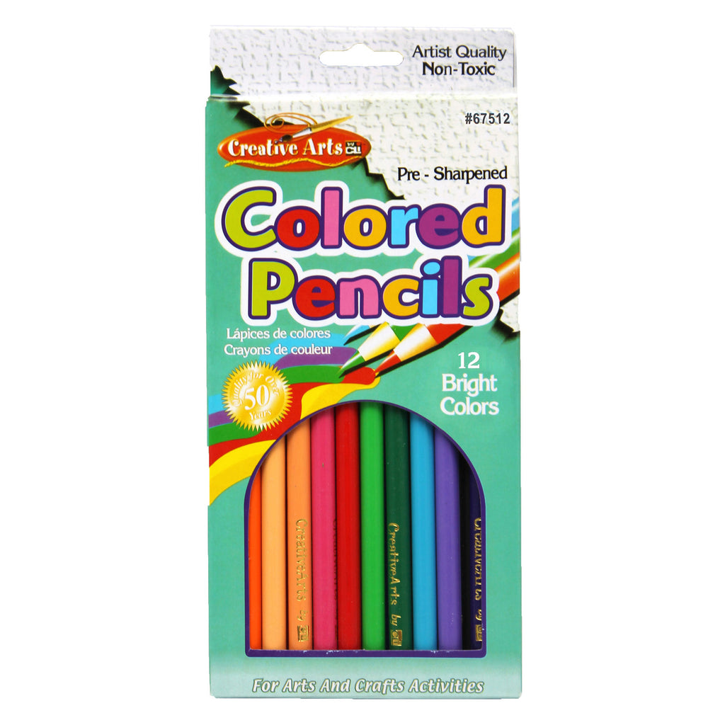 Charles Leonard Colored Pencils, 12 Color Set