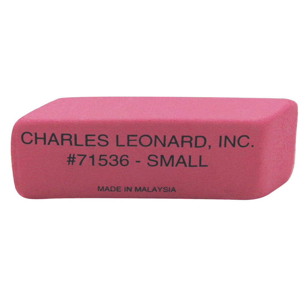 Charles Leonard Wedge Shape Rubber Eraser, Small