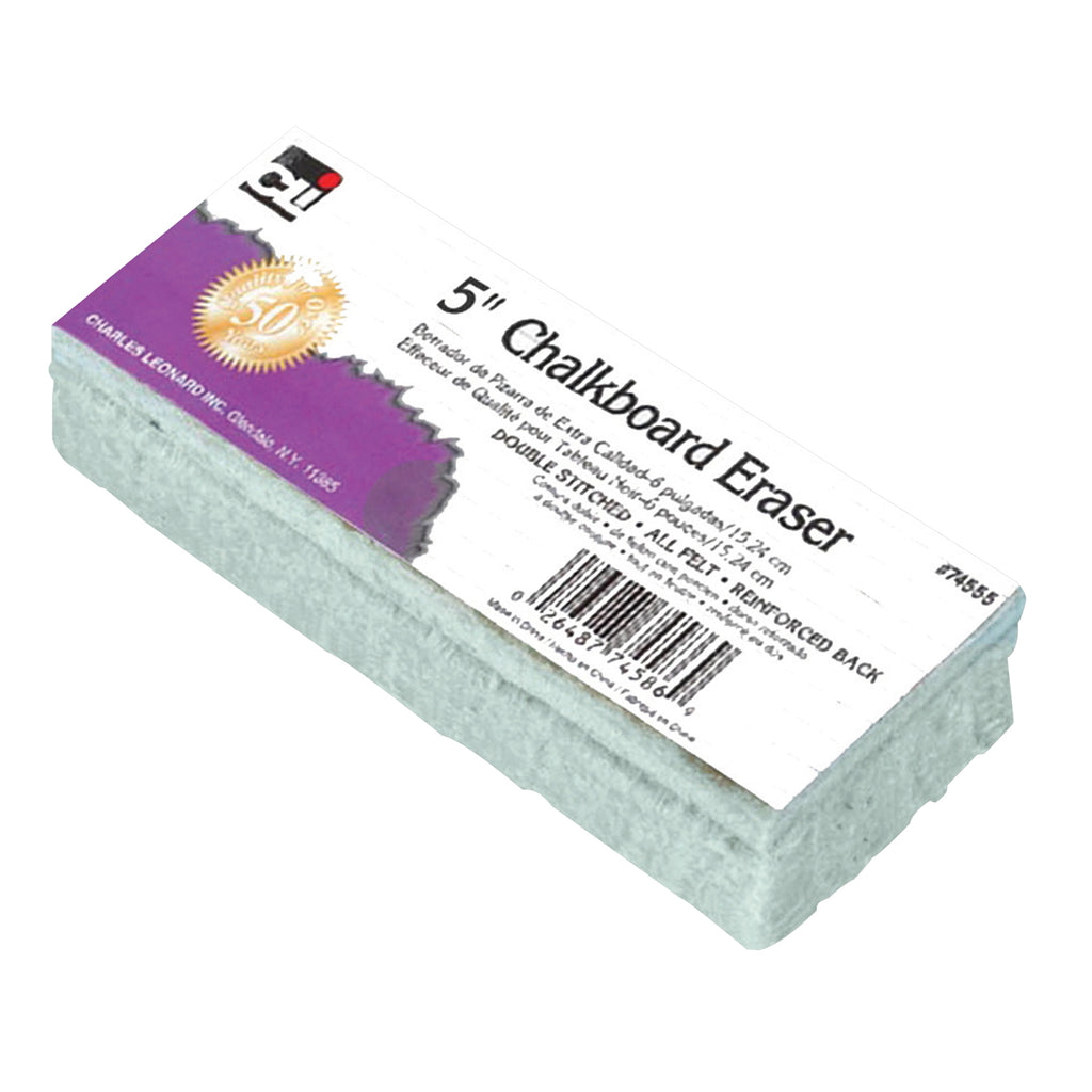 Charles Leonard Chalkboard Eraser 5", Felt