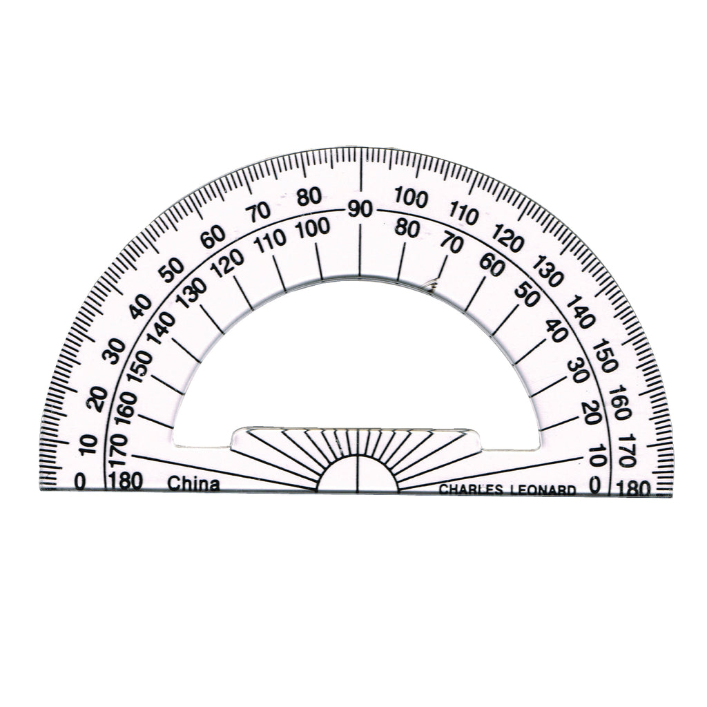 Charles Leonard Plastic Ruler, 6 Clear