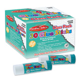 Charles Leonard Glue Sticks Classpack, .28 Oz White