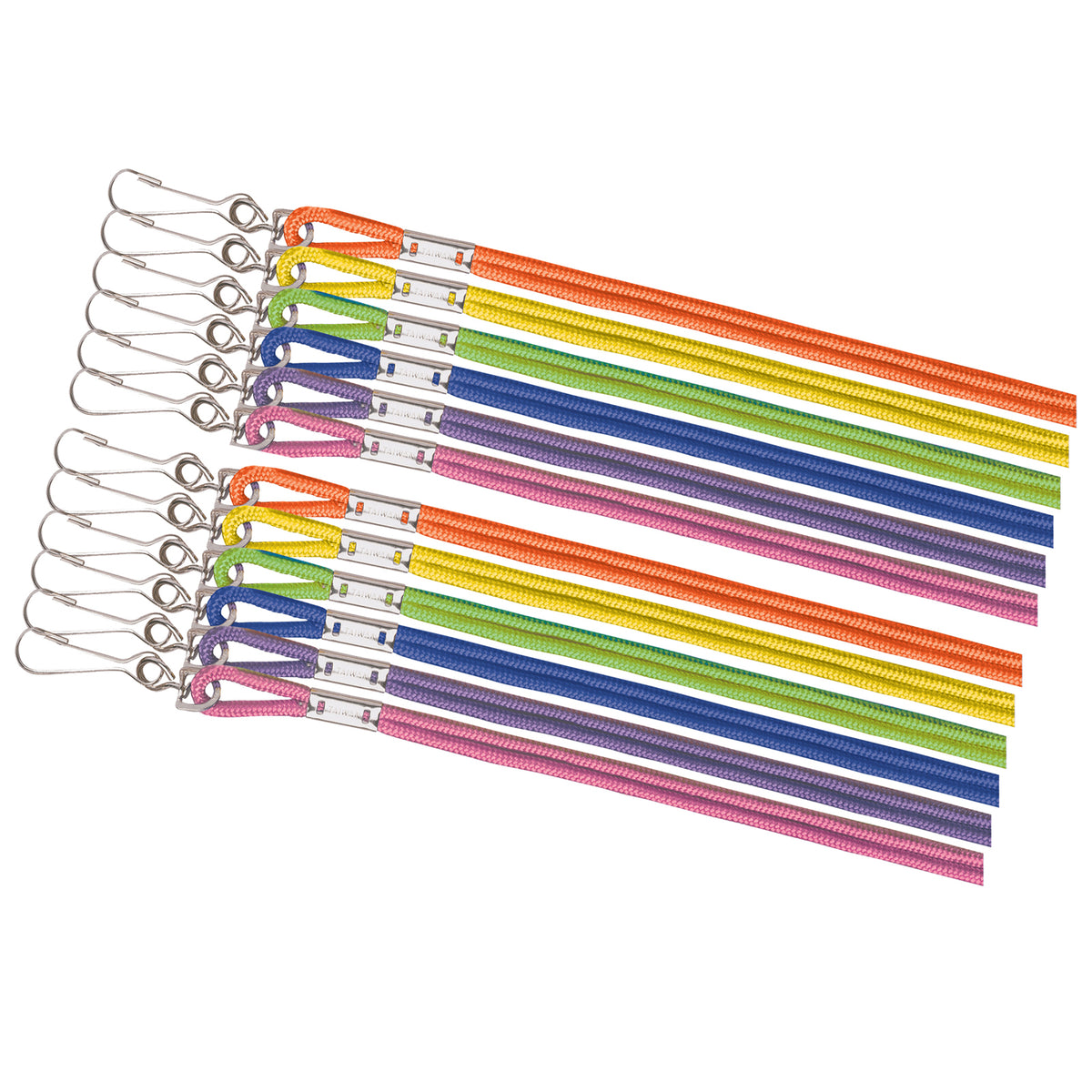 Champion Sports Assorted Neon Nylon Lanyards