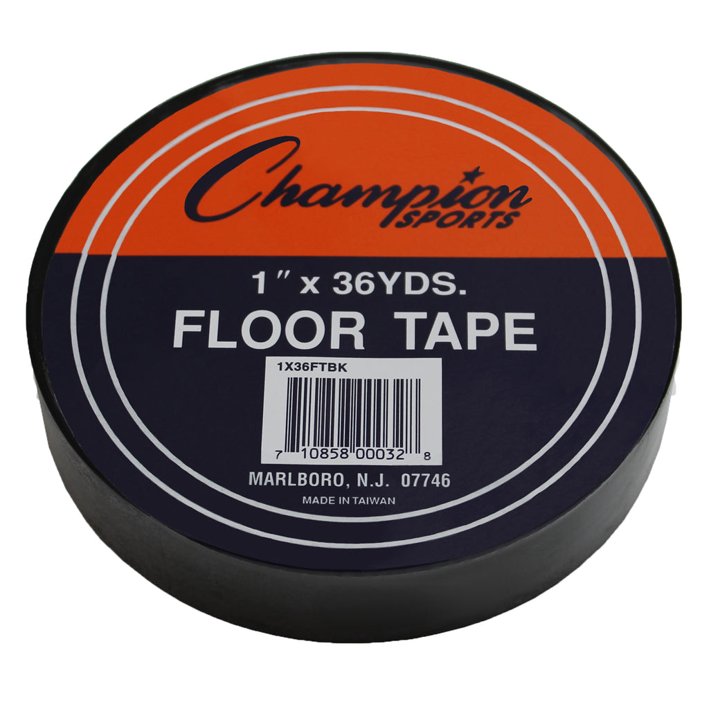 Champion Sports Floor Marking Tape Black