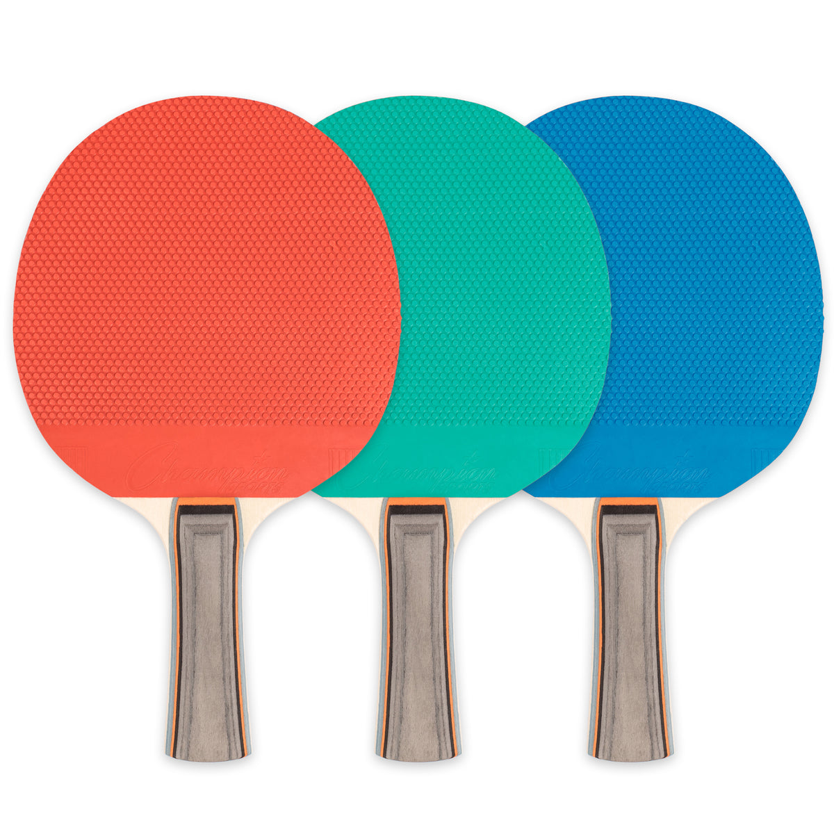 Champion Sports 5-Ply Rubber Face Table Tennis Paddle