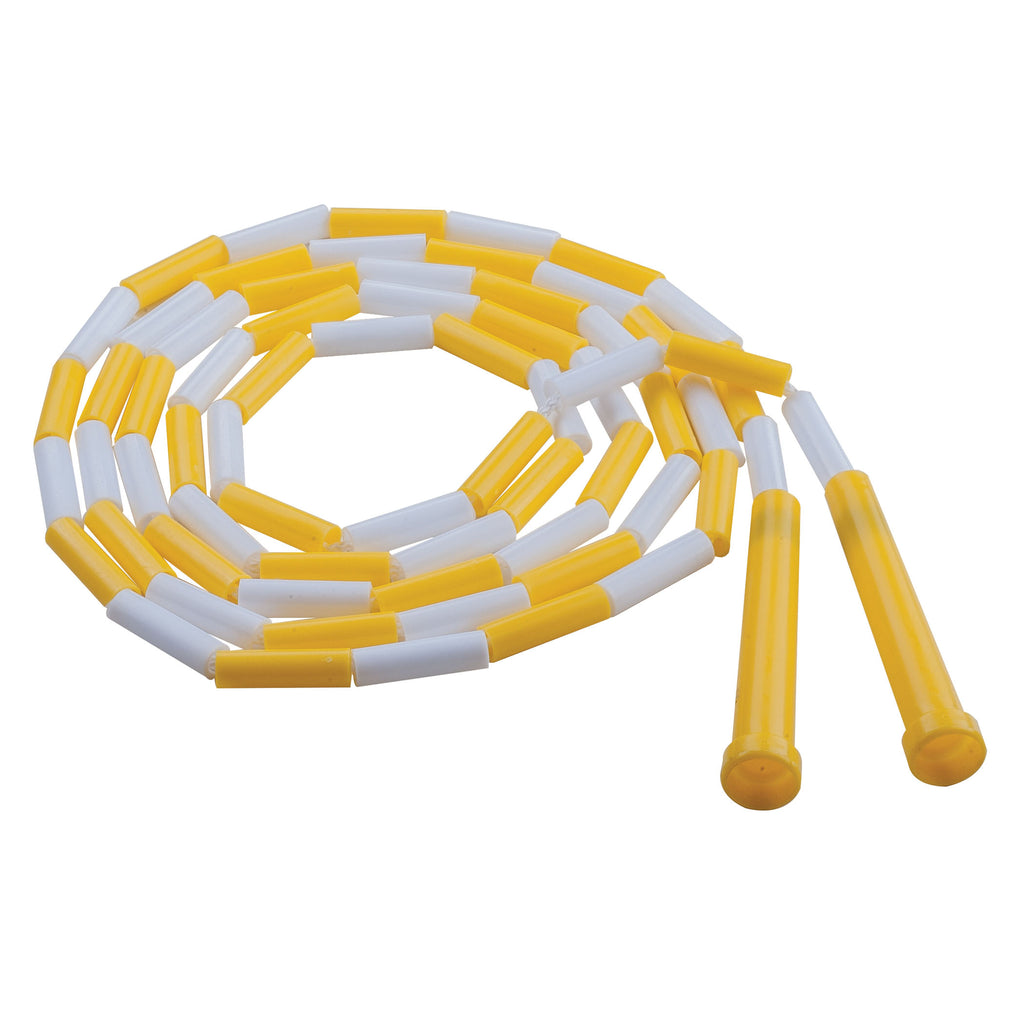 Champion Sports Plastic Segmented Ropes 8Ft Yellow & White
