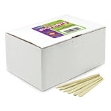 Chenille Kraft Wooden Craft Sticks - 1,000 Pieces Natural - Economy Grade