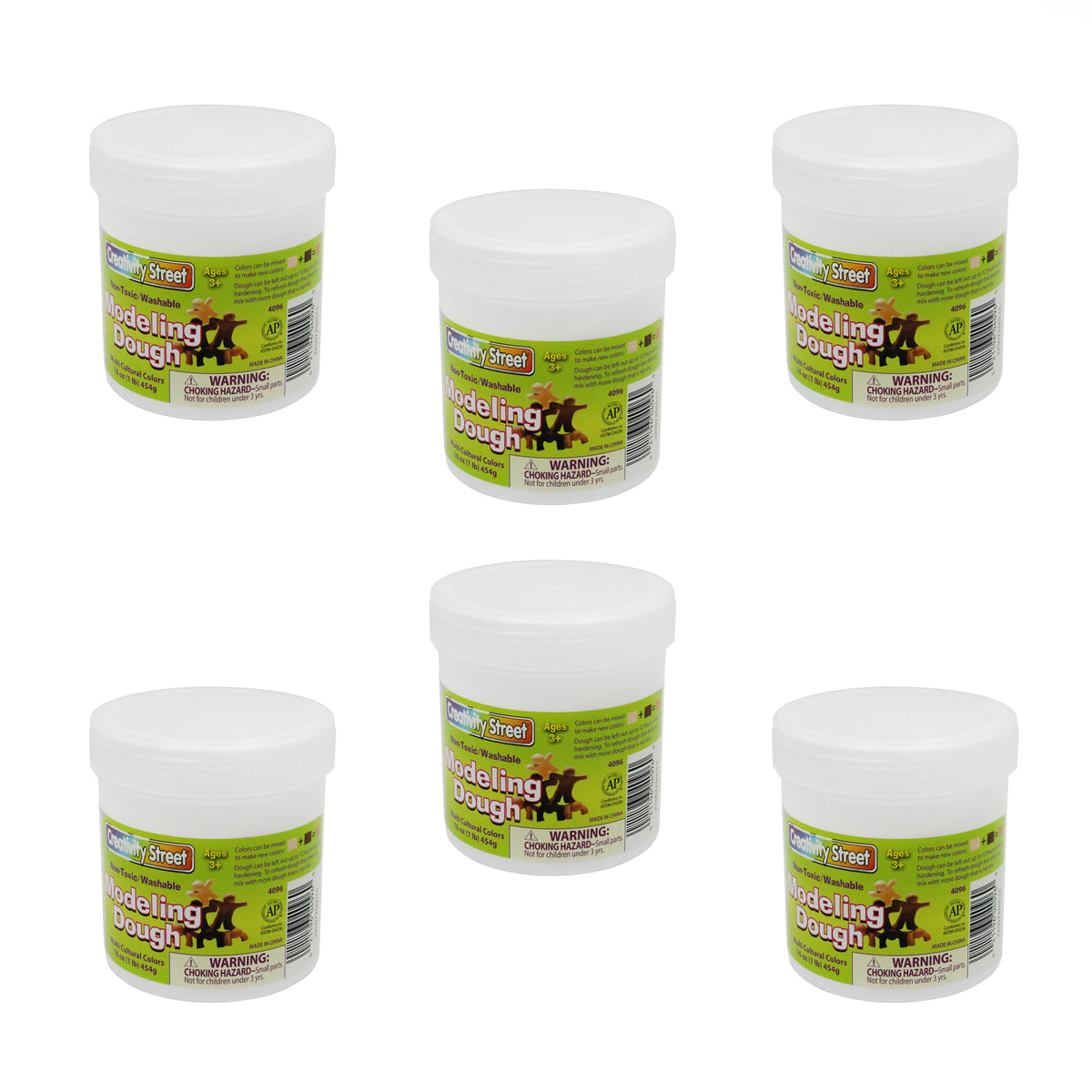 Chenille Kraft Modeling Dough - Multicultural - 6 Colors