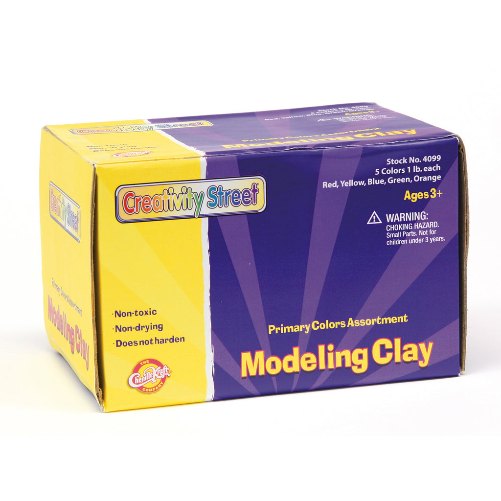 Chenille Kraft Modeling Clay - Primary Assortment - 5 Pounds