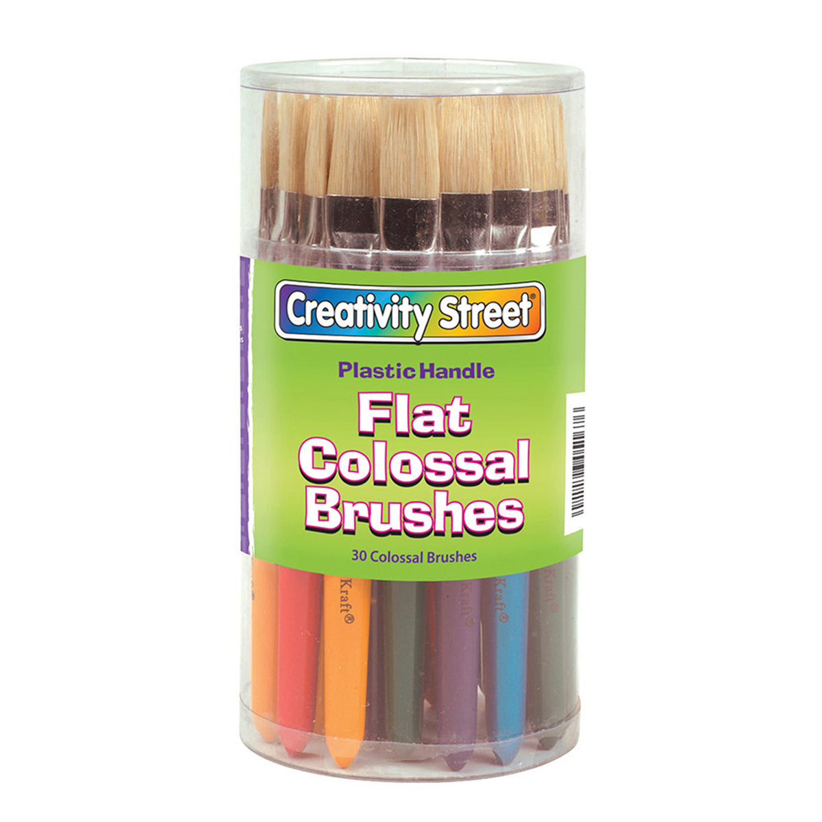 Chenille Kraft Flat Colossal Brush Canister - 30 Pieces
