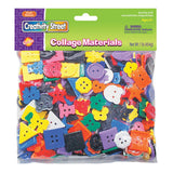 Chenille Kraft Plastic Buttons - 1 Pound