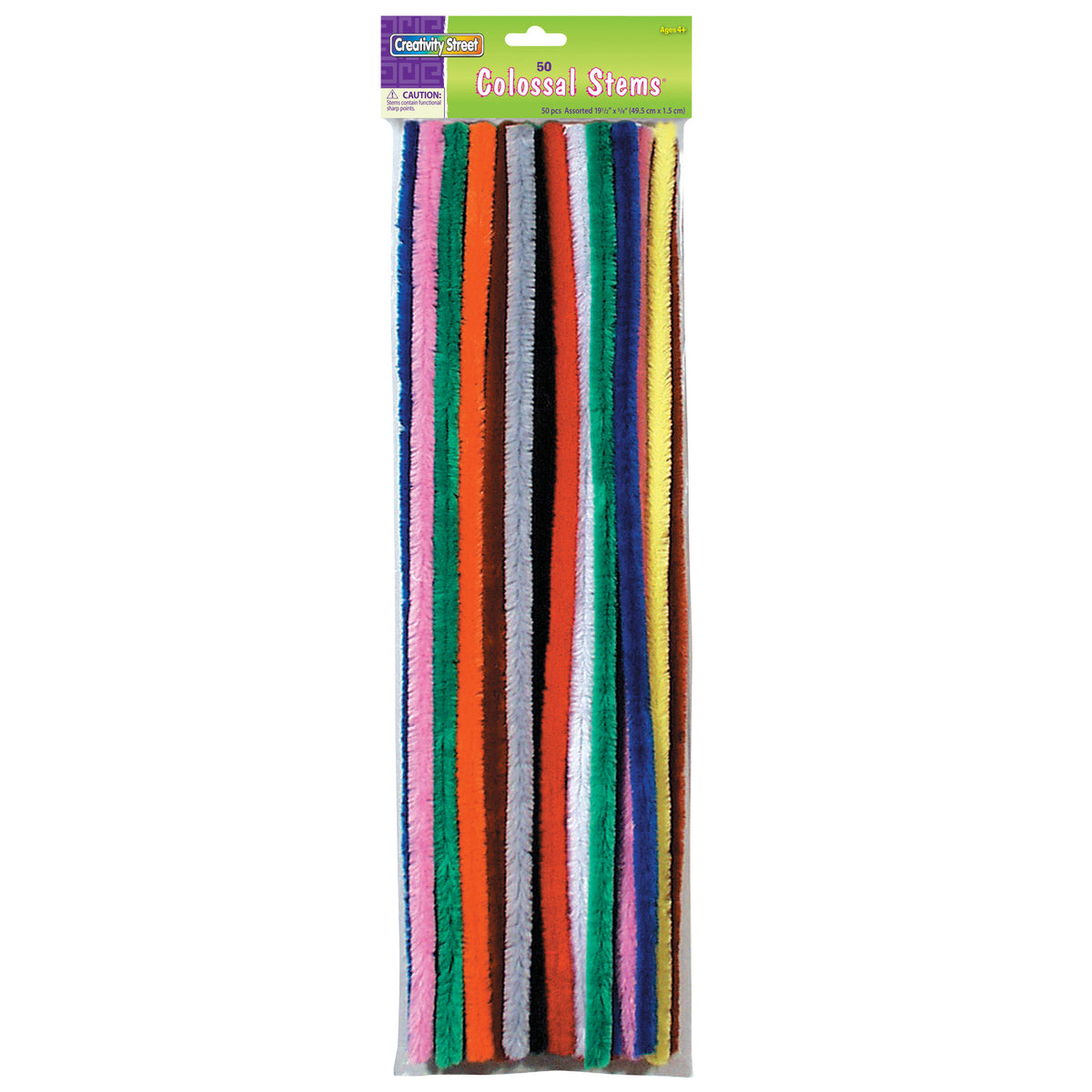 Chenille Kraft Colossal Stems - Assorted Colors 19 1/2"