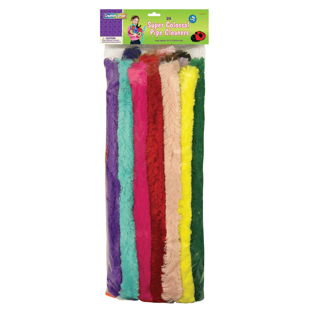Chenille Kraft Super Colossal Pipe Cleaners - 24 Piece Bag