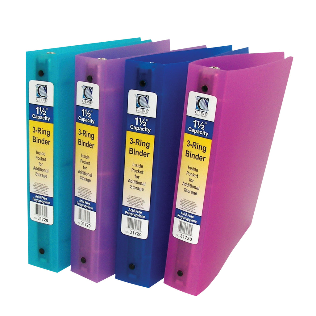 C-Line Products C Line 3 Ring Binder 1.5In Capacity