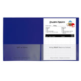 C-Line Products Classroom Connector School-to-Home Folders, 25 Count Blue