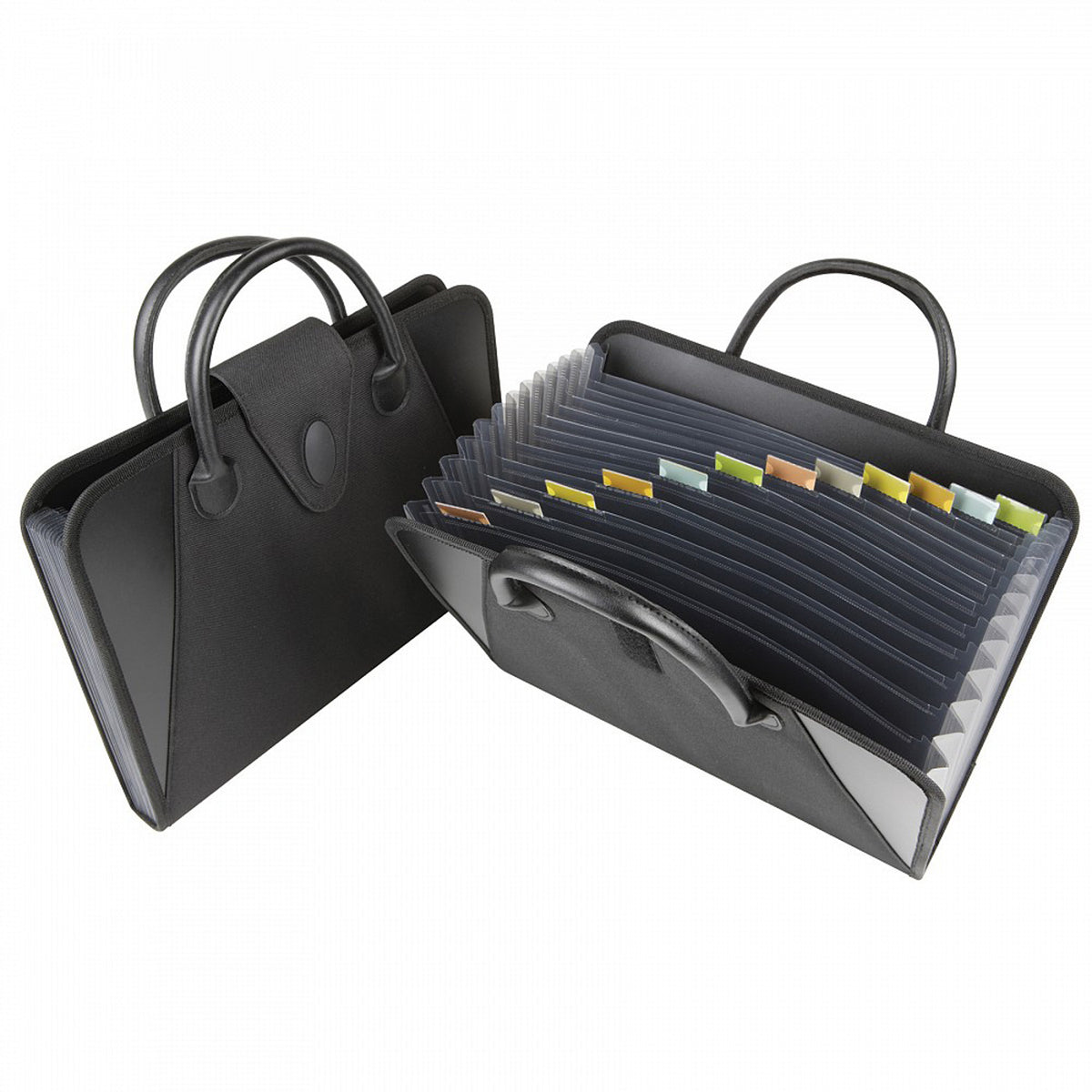 C-Line Products Expanding File with Handles, Black