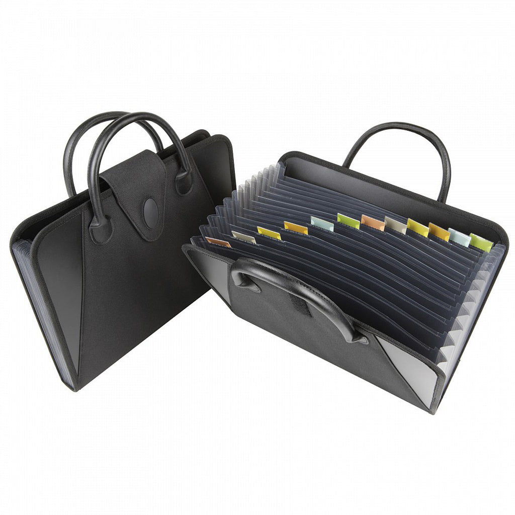 C-Line Products Expanding File with Handles, Black | CLI48211 – SupplyMe