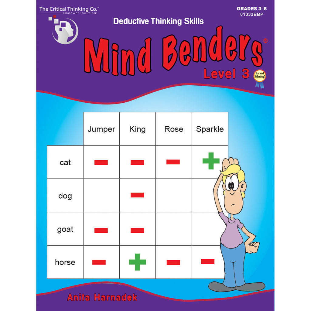 The Critical Thinking Co. Mind Benders Book 3