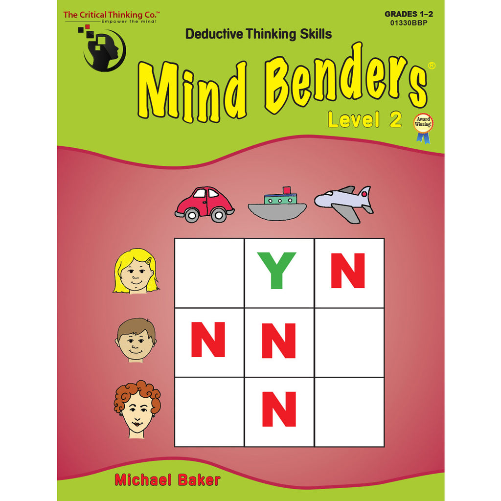 The Critical Thinking Co. Mind Benders Beginning Book 2 Gr 1-2