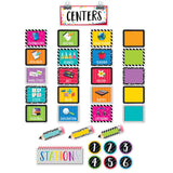 Creative Teaching Press Bold & Bright Classroom Centers Mini Bulletin Board Set