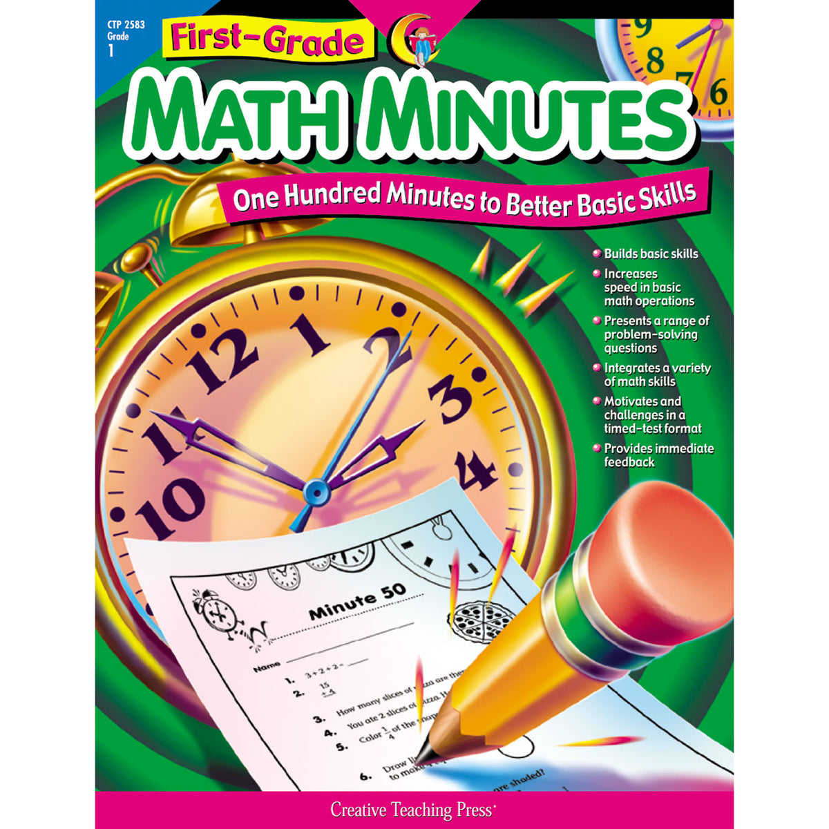 Creative Teaching Press First-Gr Math Minutes