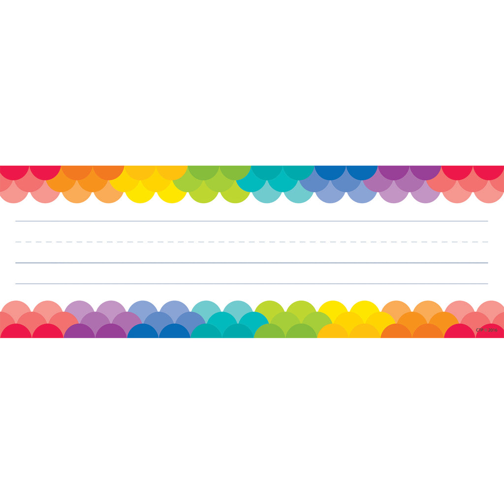 Creative Teaching Press Rainbow Scallops Name Plates