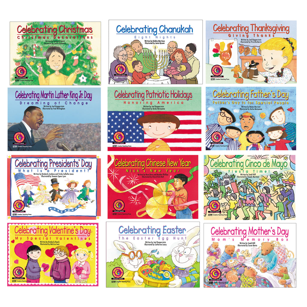 Creative Teaching Press Learn to Read Holiday Series Variety Pack, Set of 12 Books