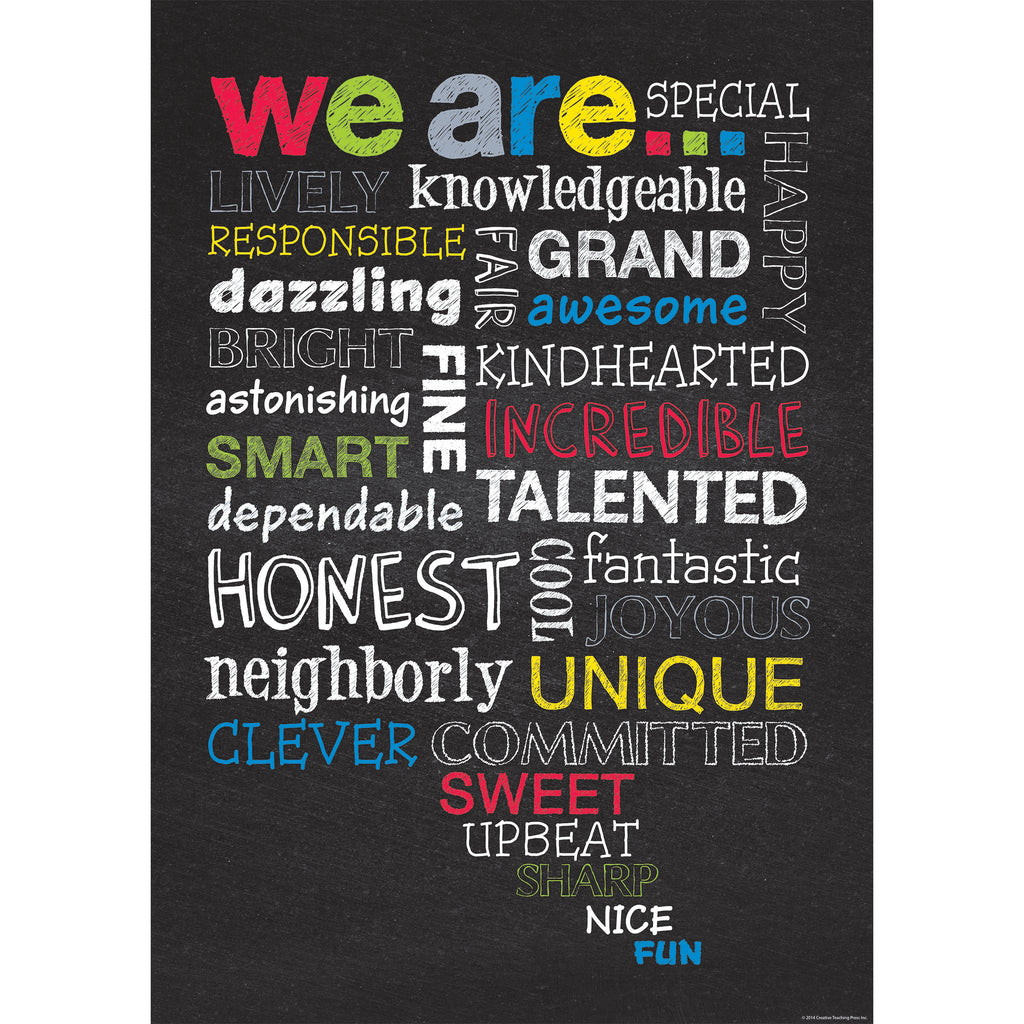 Creative Teaching Press We Are... Inspire U Poster (discontinued)