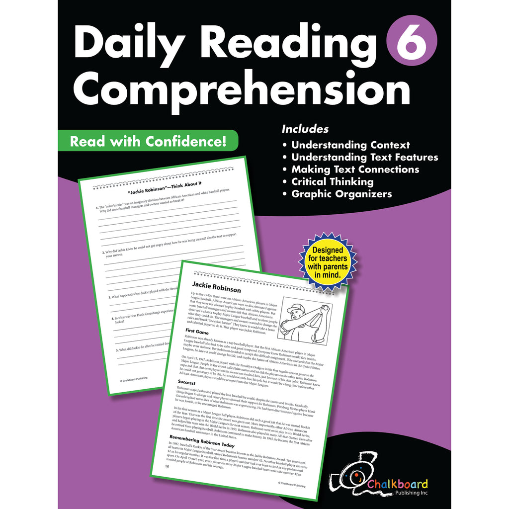 Creative Teaching Press Daily Reading Comprehension Workbook, Grade 6 (discontinued)
