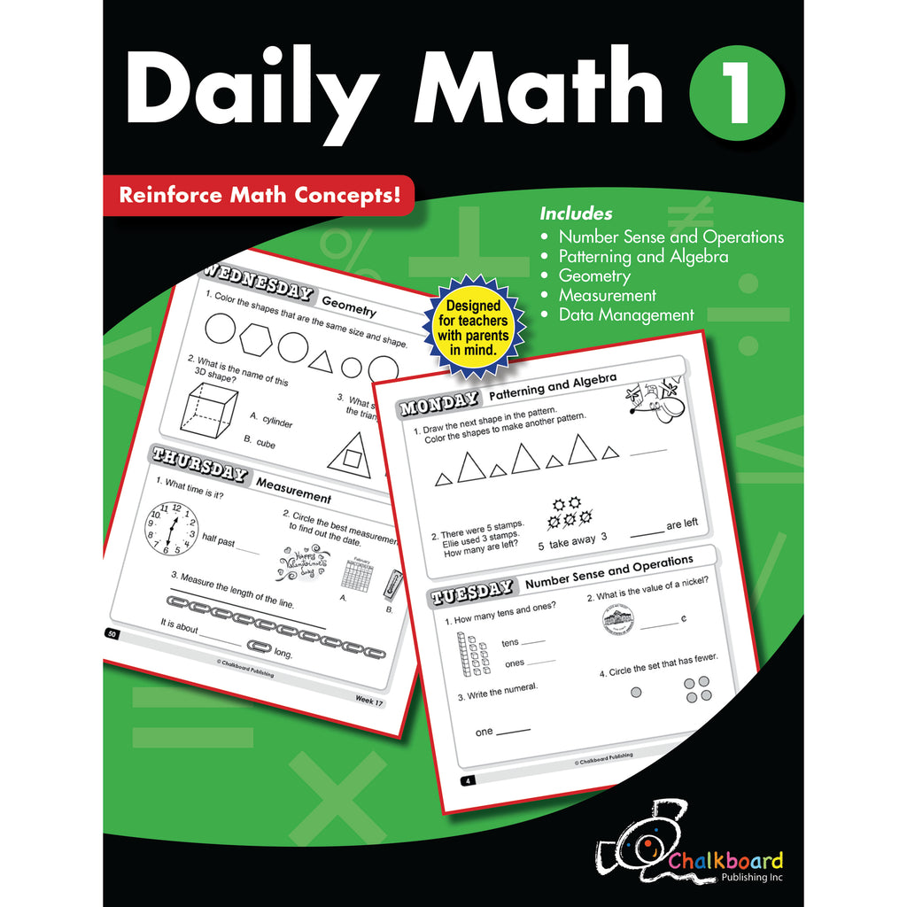 Creative Teaching Press Daily Math Workbook, Grade 1