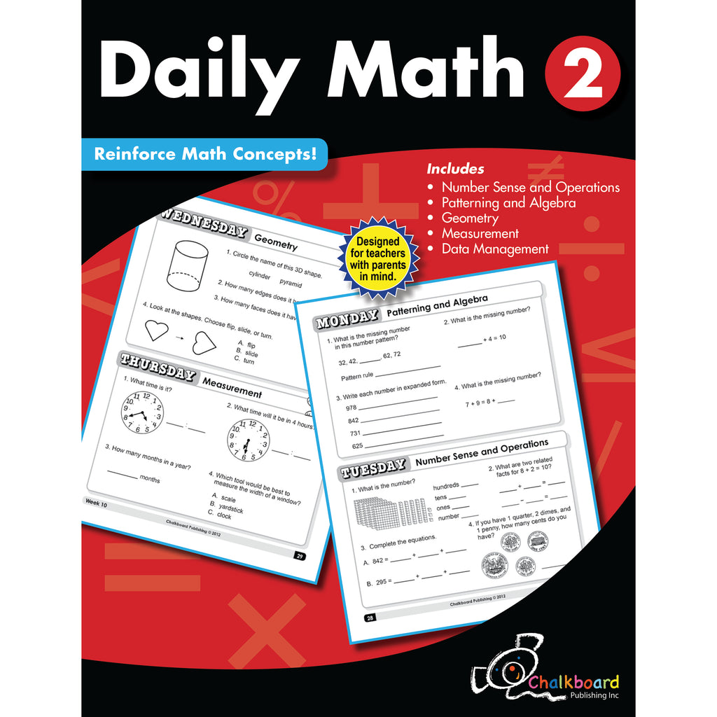 Creative Teaching Press Daily Math Workbook, Grade 2