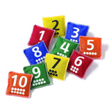 Learning Advantage Number & Dot Bean Bags, Set of 10