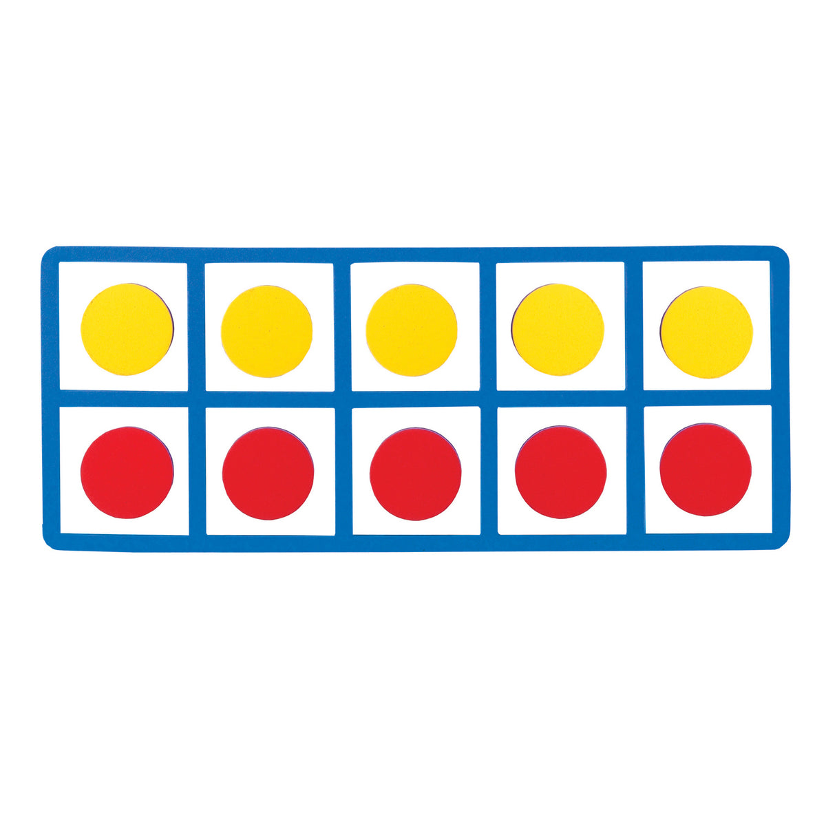 Learning Advantage Giant Magnetic Foam Ten Frames, Set of 2