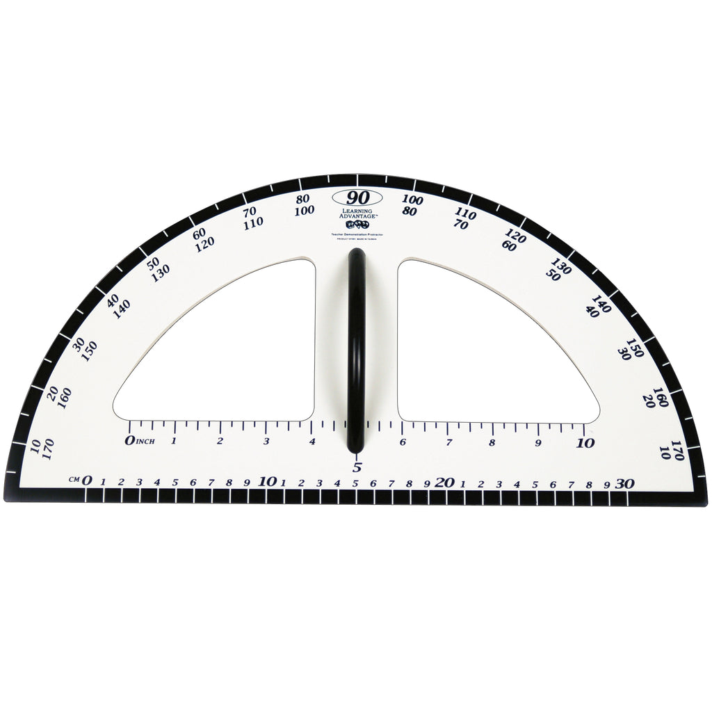 Learning Advantage Dry Erase Magnetic Protractor