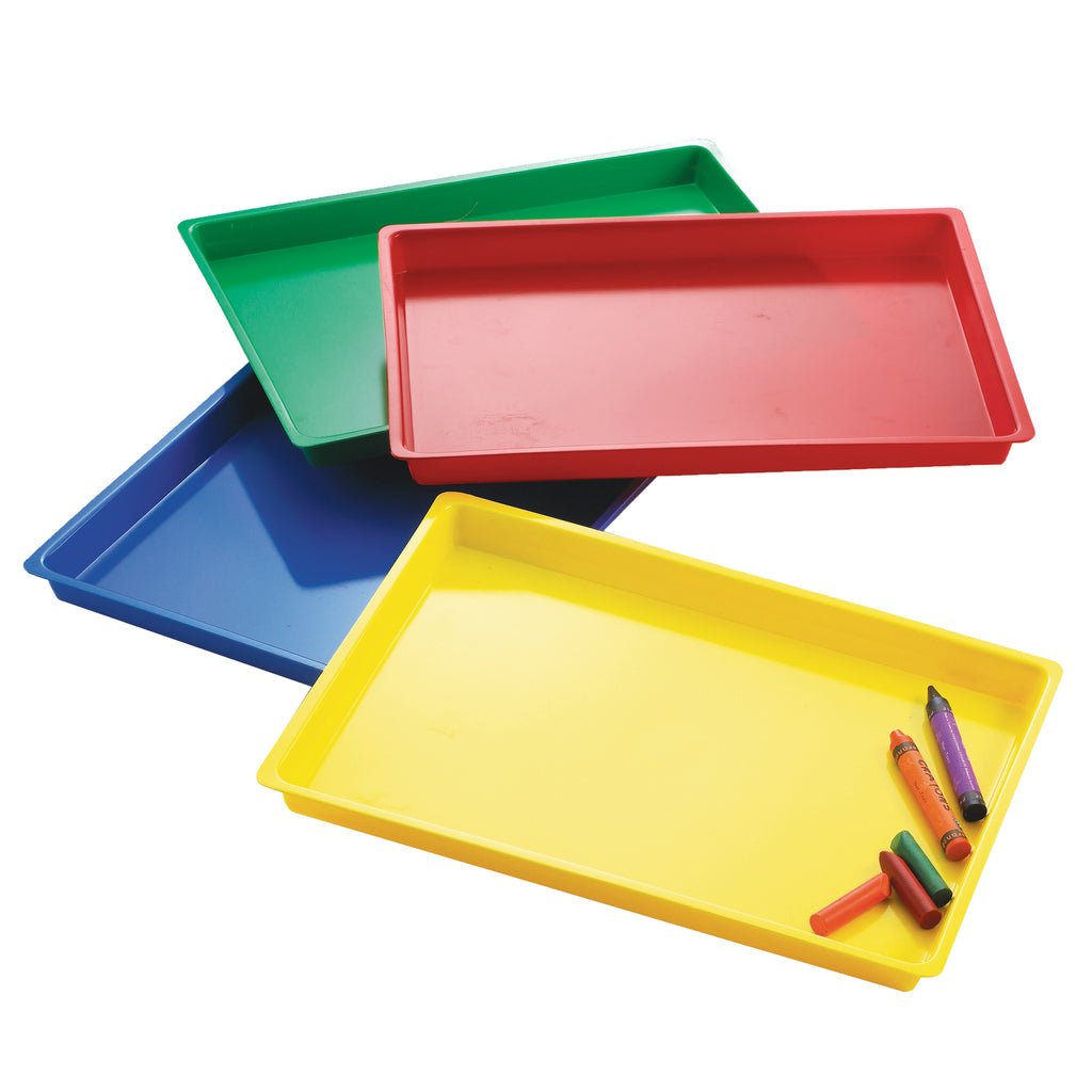 Learning Advantage Multipurpose Trays, Set of 4 Assorted Colors