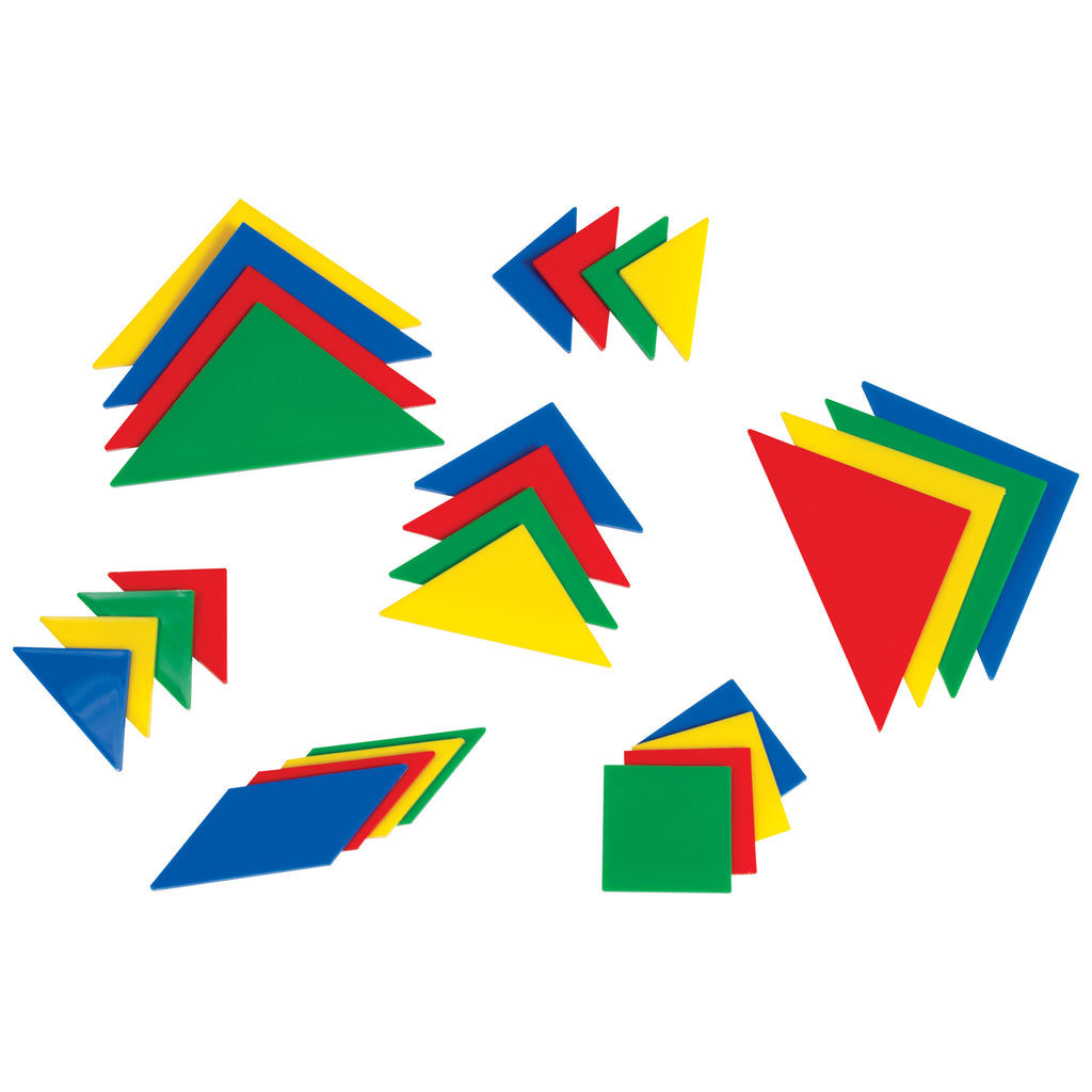 Learning Advantage Tangrams - 4 Sets (28 Pieces)