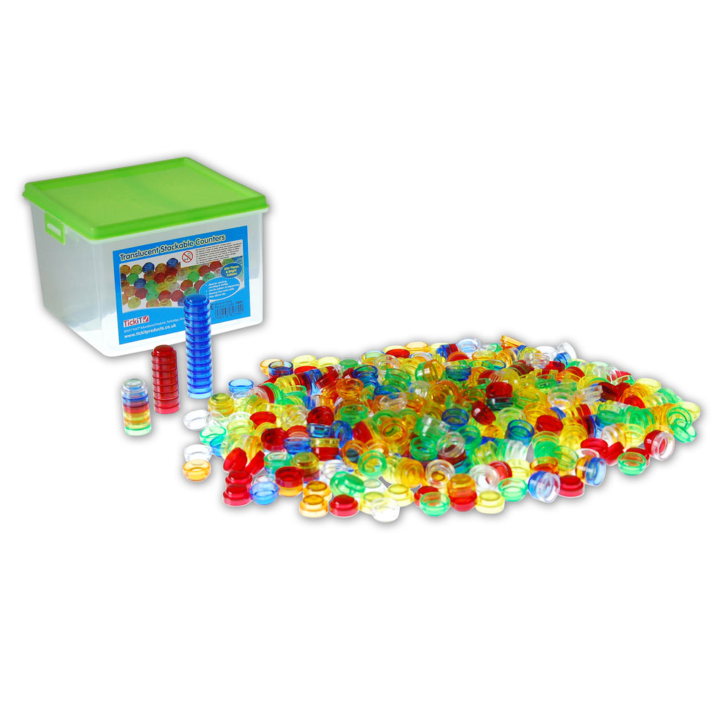 Learning Advantage Translucent Stackable Counters